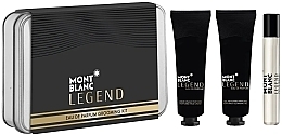 Парфумерія, косметика Montblanc Legend Eau De Parfum - Набір (edp/7.5ml + f/cream/30ml + sh/gel/30ml)