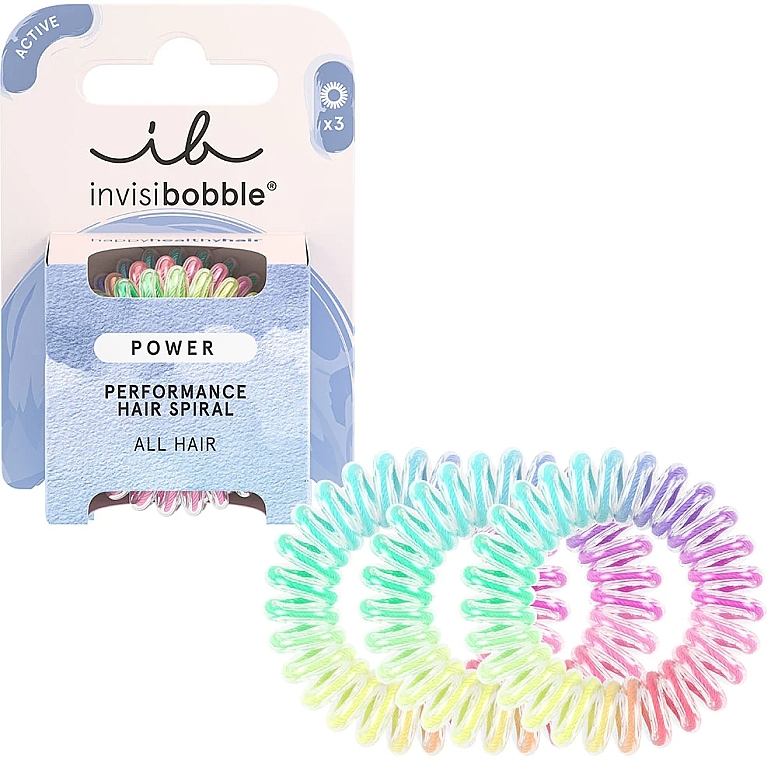 Резинка-браслет для волосся - Invisibobble Power Magic Rainbow Perfomance Hair Spiral — фото N1