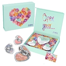 Парфумерія, косметика Набір - Zmile Cosmetics Gift Box Sweethearts Pastel Love (blush/6,3g + eye/sh/2,3g + lip/gloss/1,1g)