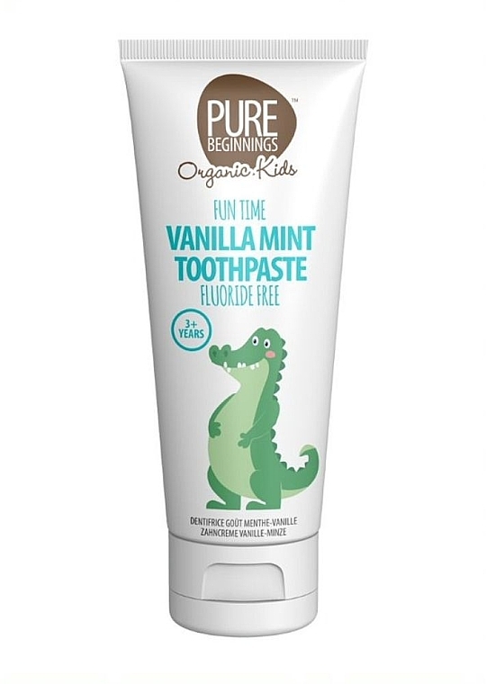 Дитяча зубна паста "Ваніль-м'ята" - Pure Beginnings Vanilla Mint Toothpaste — фото N2