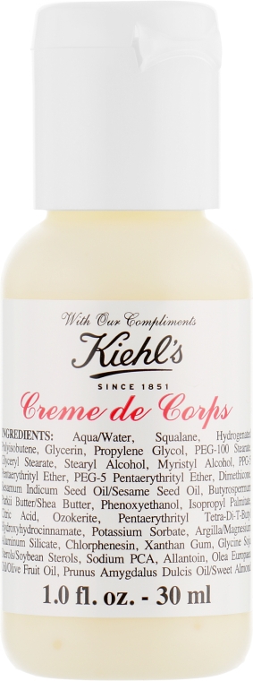 Живильний крем для тіла - Kiehl's Creme de Corps — фото N1