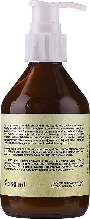 Регулирующее масло для лица с конопляным маслом - Polny Warkocz — фото N2
