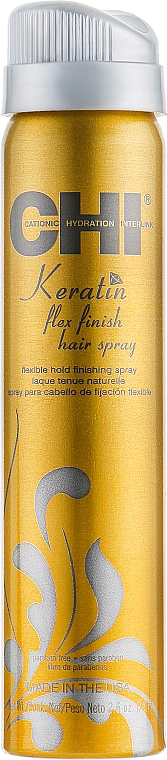Лак для волос естественной фиксации - CHI Keratin Hair Spray 2.6 — фото N3