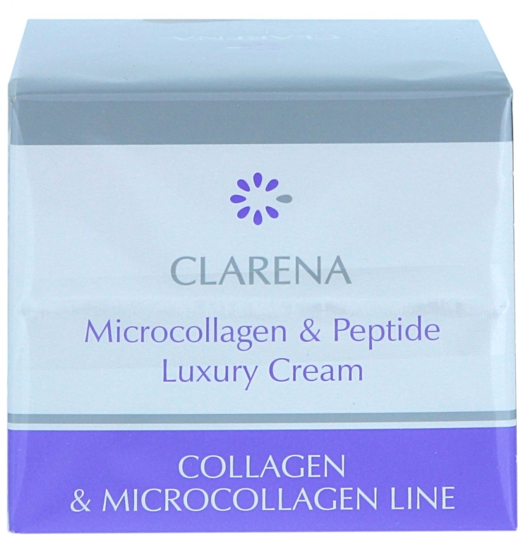 Микроколлагеновый крем с пептидами - Clarena Microcollagen & Peptide Luxury Cream