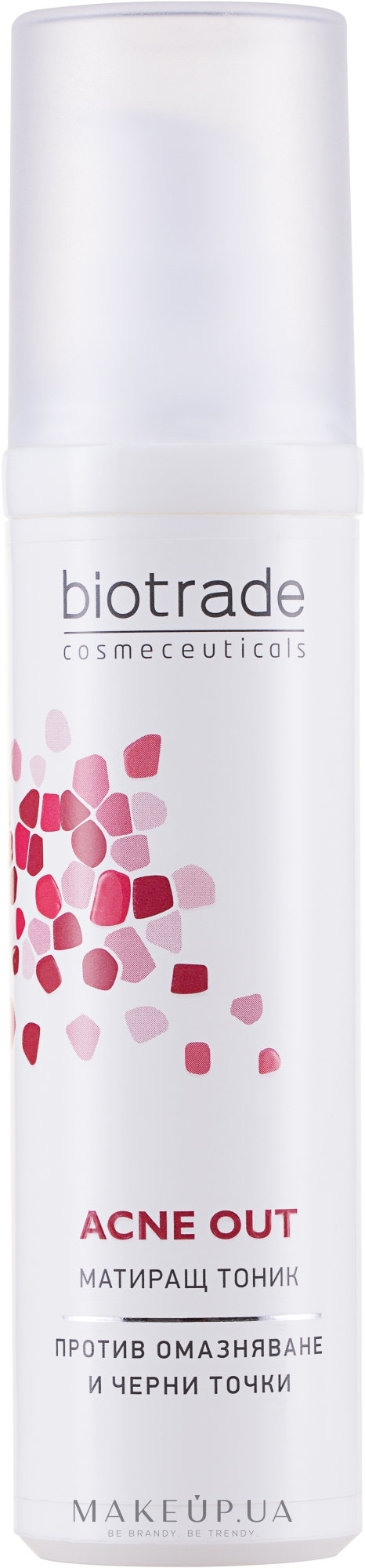 Матирующий тоник для жирной и проблемной, склонной к акне кожи - Biotrade Acne Out Mattifying Tonic — фото 60ml