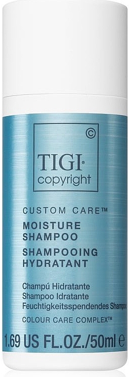Увлажняющий шампунь для волос - Tigi Copyright Custom Care Moisture Shampoo (мини) — фото N1