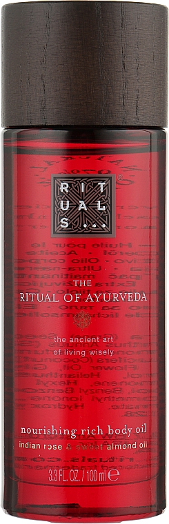 Насыщенное масло для тела - Rituals The Ritual of Ayurveda Nourishing Rich Body Oil — фото N1