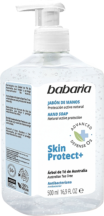 Мило для рук - Babaria Skin Protect+ Hand Soap — фото N1