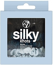Парфумерія, косметика Набір резинок для волосся, 6 шт. - W7 Cosmetics Silky Knots Marine