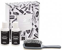 Духи, Парфюмерия, косметика Набор - Acca Kappa White Moss Travel Set (sh/100ml + cond/100ml + brush)