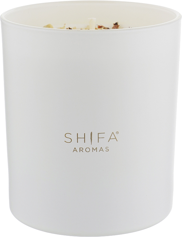 Свічка у склі - Shifa Aromas Candle Glass White Petals — фото N1