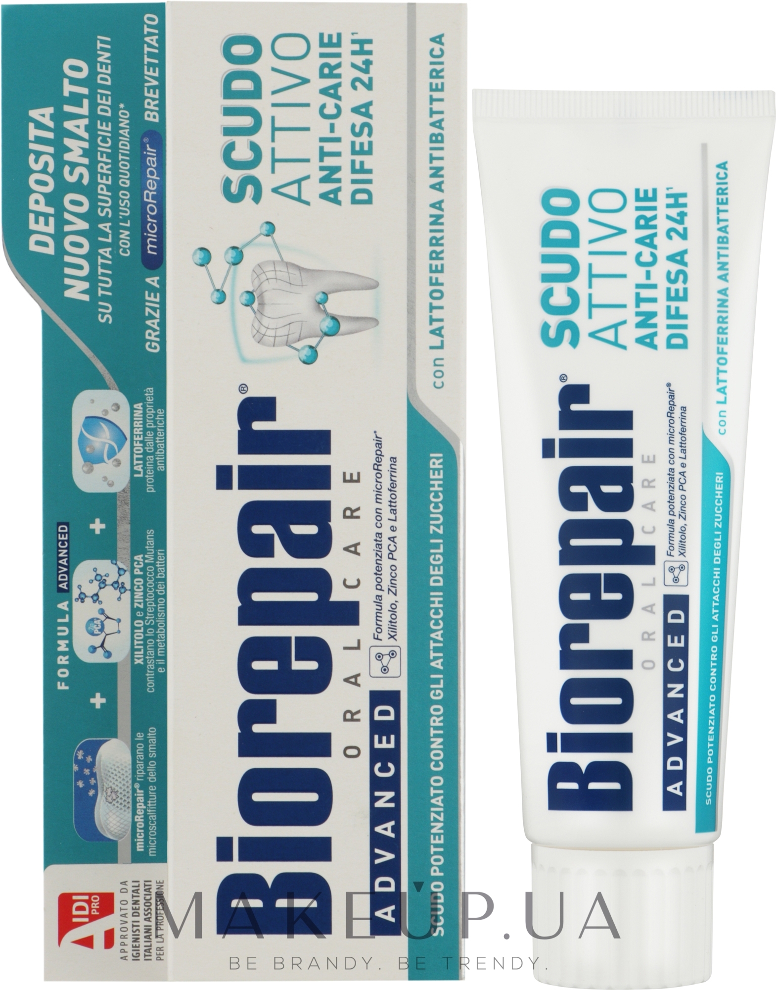 Зубная паста "Совершенная защита" - Biorepair PRO Scudo Attivo — фото 75ml