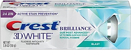 Духи, Парфюмерия, косметика Отбеливающая зубная паста - Crest 3D White Brilliance Blast Whitening Toothpaste Energizing Mint