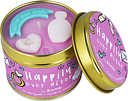Духи, Парфюмерия, косметика Ароматическая свеча - Bomb Cosmetics Tin Candle Happily Ever After