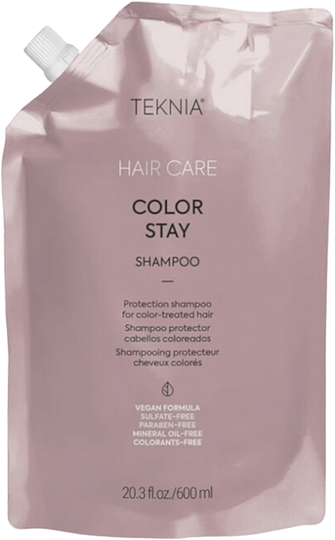 Безсульфатний шампунь для захисту кольору фарбованого волосся - Lakme Teknia Color Stay Shampoo (дой-пак) — фото N1