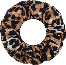 Резинка для волос трикотаж, леопард рыжий "Knit Fashion Classic" - MAKEUP Hair Accessories — фото N2