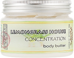 Духи, Парфюмерия, косметика Питательный крем для тела с карите "Концентрация" - Lemongrass House Concentration Body Butter
