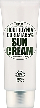 Солнцезащитный крем с экстрактом хауттюйнии - Derma Factory Houttuynia Cordata 65% Sun Cream — фото N1