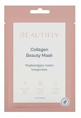 Колагенова косметична маска для обличчя, 8 шт. - Beautifly Collagen Mask — фото N1