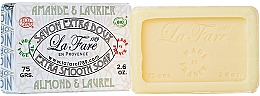 Екстра ніжне мило "Мигдаль та лавр" - La Fare 1789 Extra Smooth Soap Almond And Laurel — фото N1