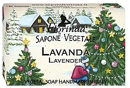 Мило туалетне "Lavender" - Florinda Sapone Vegetale Xmas Lavender — фото N1