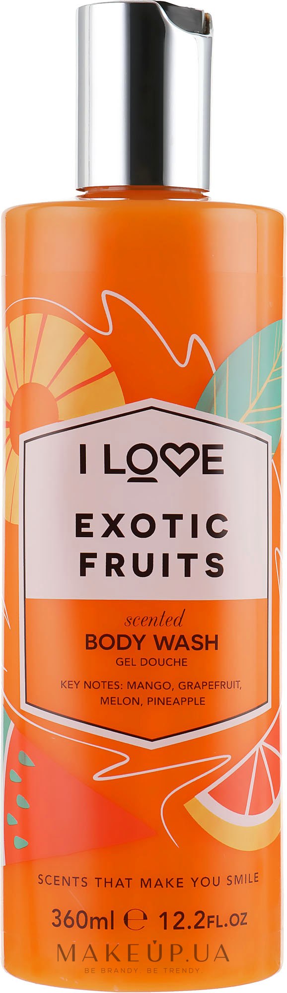 Гель для душу "Екзотичні фрукти" - I Love Exotic Fruits Body Wash — фото 360ml