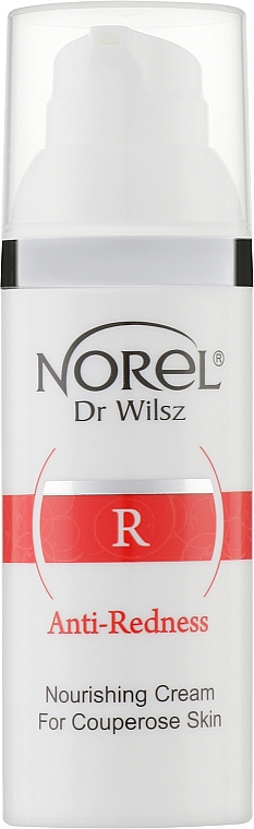 Живильний крем для шкіри з куперозом - Norel Anti-Redness Nourishing Cream For Couperose Skin — фото N1