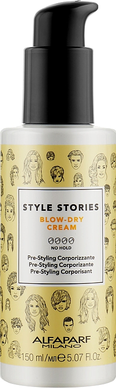 Разглаживающий крем для волос - Alfaparf Milano Style Stories Blow Dry Cream