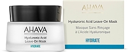 Маска для лица с гиалуроновой кислотой не требующая смывания - Ahava Hyaluronic Acid — фото N2