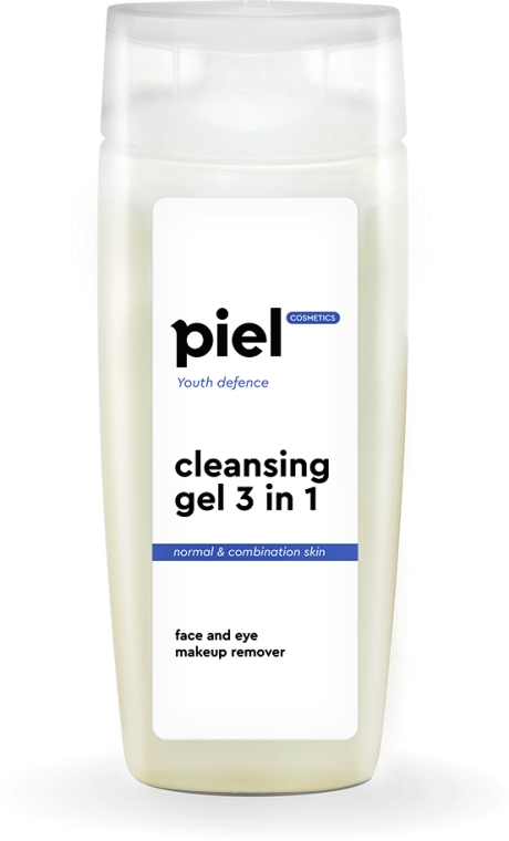 Гель для снятия макияжа - Piel Cosmetics Youth Defense Gel Face and Eye Makeup Remover