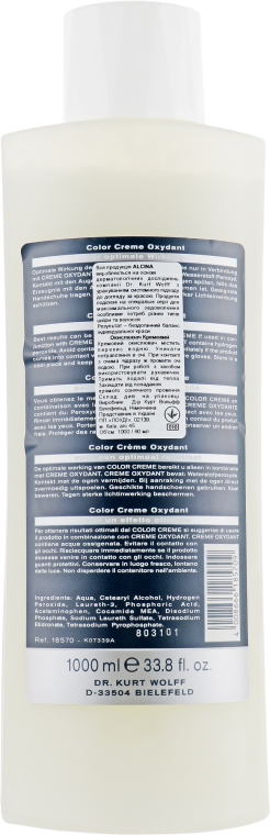 Крем-оксидант - Alcina Color Creme Oxydant 2% — фото N2