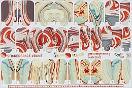 Парфумерія, косметика Дизайнерські наклейки для нігтів "Dune" - StickersSpace