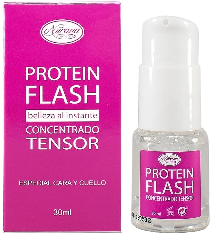 Концентрована сироватка для обличчя - Nurana Protein Flash Tensor Concentrated Serum — фото N1