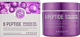 Очищающее молочко для лица с пептидами - Enough 8 Peptide Sensation Pro Cleansing Milk — фото N2