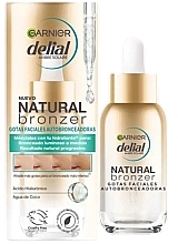 Парфумерія, косметика Краплі-автозасмага для обличчя - Garnier Delial Natural Bronzer Self-Tanning Facial Drops