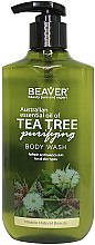 Гель для душу з олією австралійського чайного дерева - Beaver Professional Australian Tea Tree Body Wash — фото N1