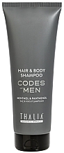 Духи, Парфюмерия, косметика Мужской шампунь для волос и тела - Thalia Codes of Men Hair & Body Shampoo