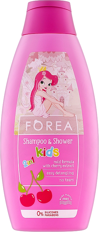 Шампунь-гель для душа с фруктовым ароматом - Forea For Kids Shower & Shampoo  — фото N1