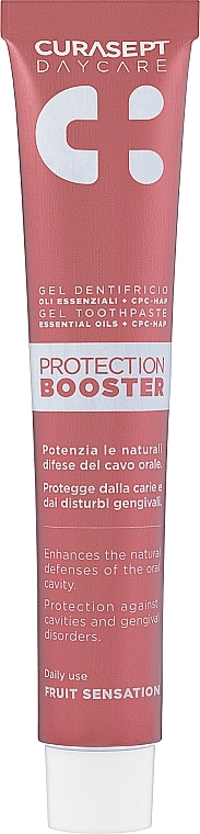 Зубна паста - Curaprox Curasept Dayсare Protection Booster Gel Toothpaste Fruit Sensation — фото N1