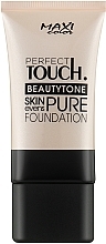 Тональний крем - Maxi Color Perfect Touch Beautytone Pure Foundation — фото N1