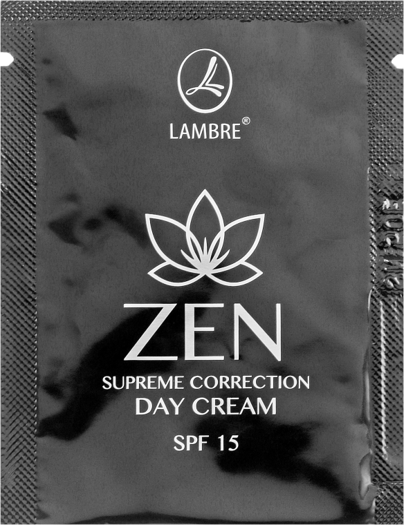 Дневной крем, повышающий упругость кожи лица SPF 15 - Lambre Zen Supreme Correction (пробник)