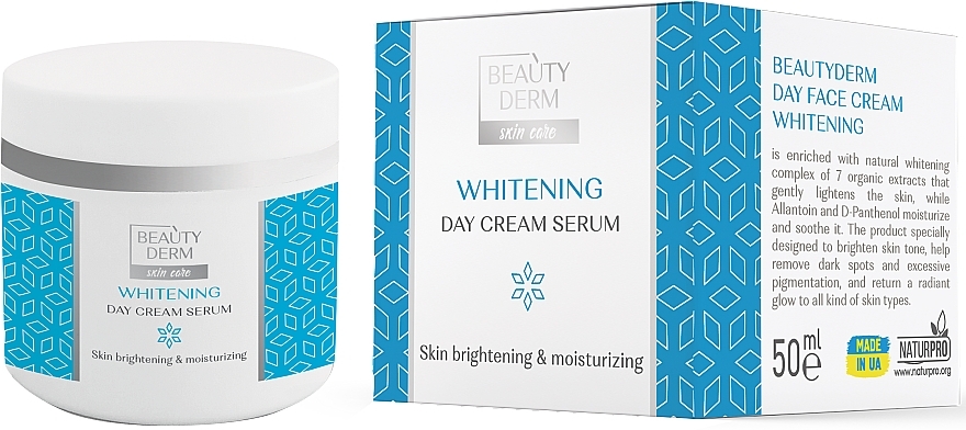 Крем для лица дневной - Beauty Derm Skin Care Whitening Day Cream Serum  — фото N2