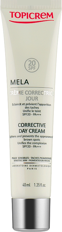 Корректирующий дневной крем - Topicrem Corrective Day Cream SPF 20