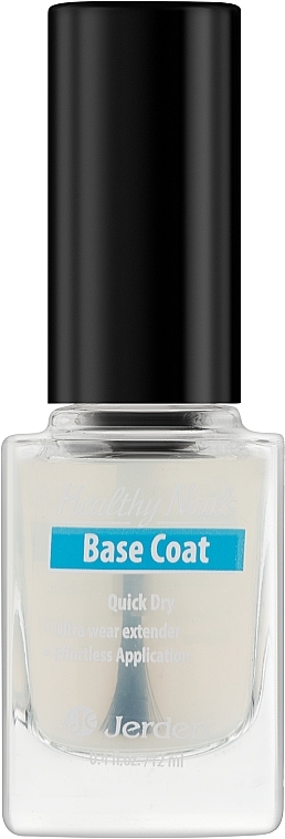 Основа под лак для ногтей "Быстрое высыхание" № 164 - Jerden Healthy Nails Base Coat — фото N1