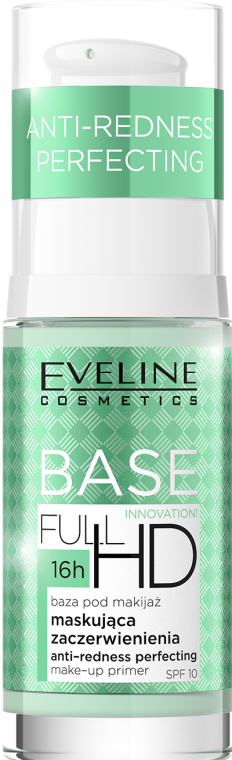 База під макіяж для маскування почервонінь - Eveline Cosmetics Base Full HD — фото N2