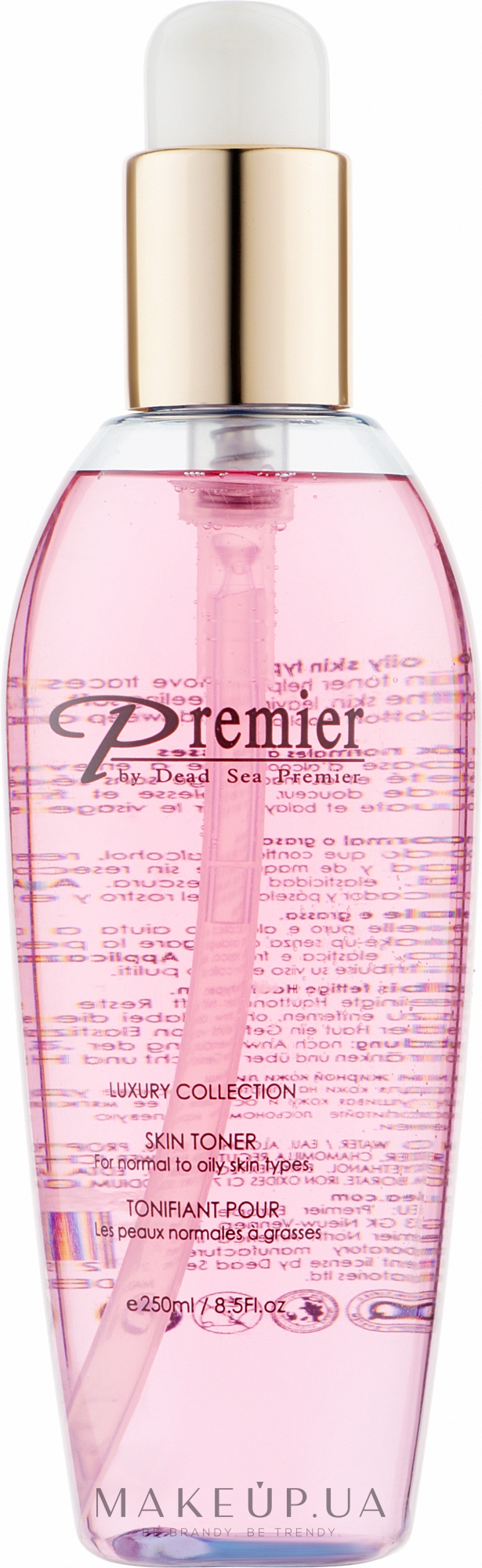 Роскошный тоник для жирной кожи - Premier Dead Sea Skin Toner Oily Skin — фото 250ml