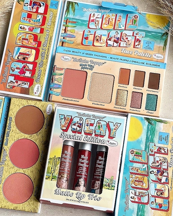 Палетка для макияжа - theBalm Voyage Tropics Powder Trio — фото N8