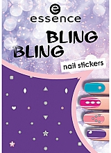 Духи, Парфюмерия, косметика Наклейки для ногтей - Essence Bling Bling Nail Stickers