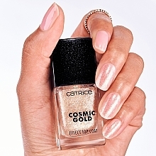 Верхнє покриття для лаку - Catrice Cosmic Gold Effect Celestial Light Top Coat — фото N6