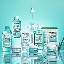 Очищувальний гіалуроновий алое-гель для вмивання для усіх типів шкіри - Garnier Skin Naturals Hyaluronic Aloe Gel Wash — фото N3